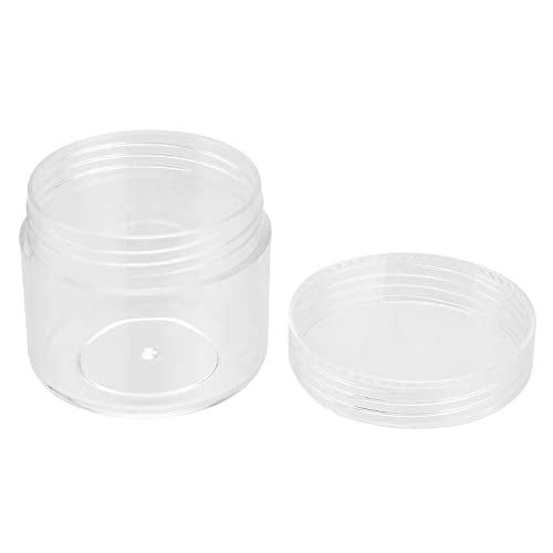 MUKLEI 150pcs Clear 20g Cosmetic Sample Containers Travel Size Jars