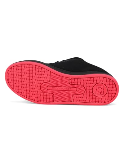 DC Womens Court Graffik Skate Shoes Black Hot Pink Size 7