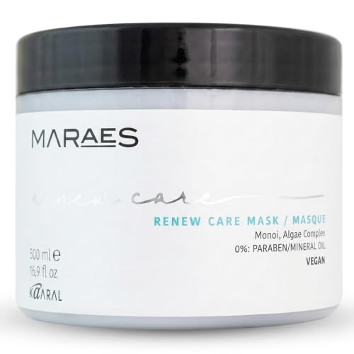 Kaaral Maraes Renew Care Hair Mask 16 Fl Oz - Vegan Deep Conditioner for Damaged Hair