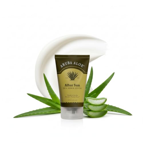 Aruba Aloe After-Sun Skin Repair Lotion 4 oz Tube - Hydrating & Soothing