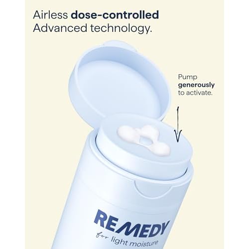 Remedy for Light Moisture | Barrier Repairing Hydrating Lightweight Gel Moisturizer Water Cream for Normal to Oily Skin | By Dermatologist Dr. Shah, 1.7 fl. Oz