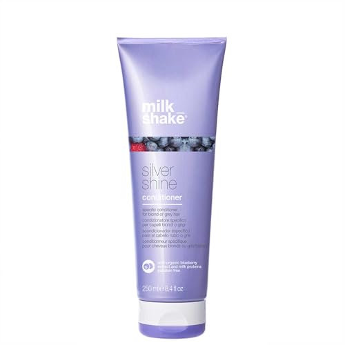 milk_shake Silver Shine Conditioner 8.5 Fl Oz Neutralizes Yellow Brass for Blonde & Grey Hair