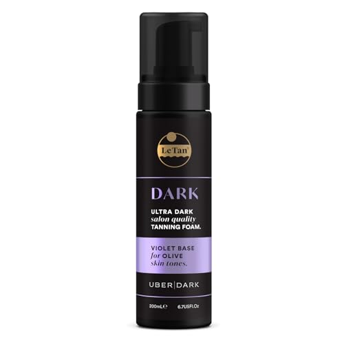Self Tanning Foam Ultra Dark - Dark Violet, Long Lasting & Moisturizing, 6.7oz