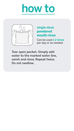 Supersmile Powdered Mouth Rinse Fresh Mint 3.6oz Pack of 1 - 60 Single-Dose Packets