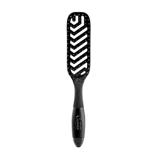 Cricket Curves Vent Hair Brush for Blow Drying and Styling Anti-Static Nylon Bristle Hairbrush for Long, Short, Thick, Thin, Curly, Straight, Wavy, Wet to Dry Hair - Ideal for Women, Men & Stylists