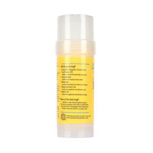 The Naked Bee Orange Blossom Honey Foot Balm 2 oz Pack of 2 - Callus & Cracked Heel Relief