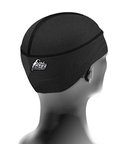 TsuRag Black Durag with Velcro - No Strings, No Marks, Wave Support