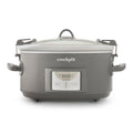 Programmable 7-Quart Slow Cooker with Locking Lid - Grey