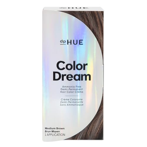 dpHUE Color Dream Medium Brown Hair Dye - Ammonia-Free, 4 oz, Lasts 16 Washes
