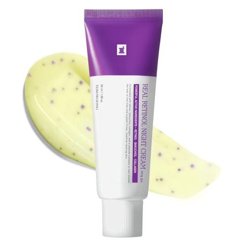 Retinol Night Cream for Anti-Aging & Wrinkle Reduction - 0.1%