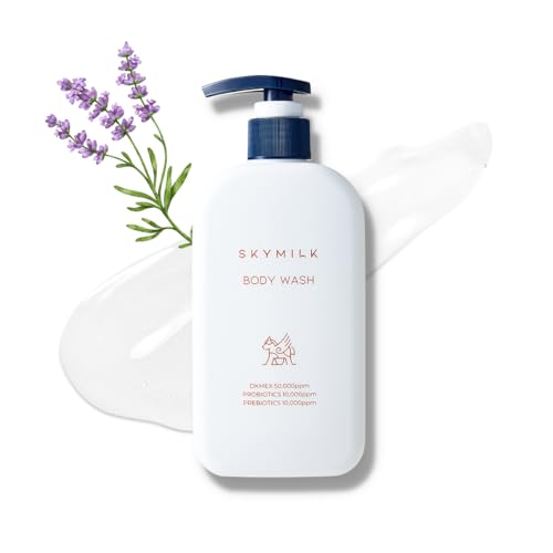Pro/Prebiotic Body Wash with Donkey Milk | 300 ml 10.14 Fl.Oz | Gentle | Moisturizing | pH Balanced | Non-Irritating | Hypoallergenic | Summer Essentials | Ideal for Sensitive Skin