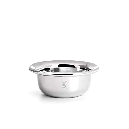 Shaving Soap Dish - Chrome Plated Stainless Steel Bowl for Men’s Grooming