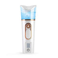 Handy Nano Mist Sprayer with Skin Analyzer Moisture Tester, Portable Facial Atomization Eyelash Extensions Steamer Mister,Mini Cool with Large Capacity,Face Moisturizing,Hydration Refreshing
