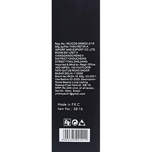 Swiss Beauty Makeup Fixer Natural With Aloe Vera and Vitamin E