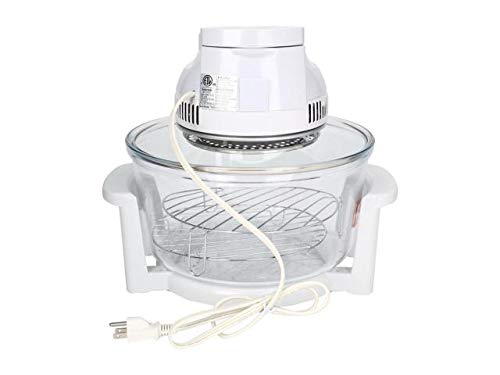 12 Qt Turbo Oven Convection Cooker - Fast, Healthy Cooking, Glass Bowl