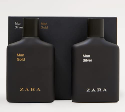 Men's Gold and Silver Fragrance Set - 100ML Eau de Toilette