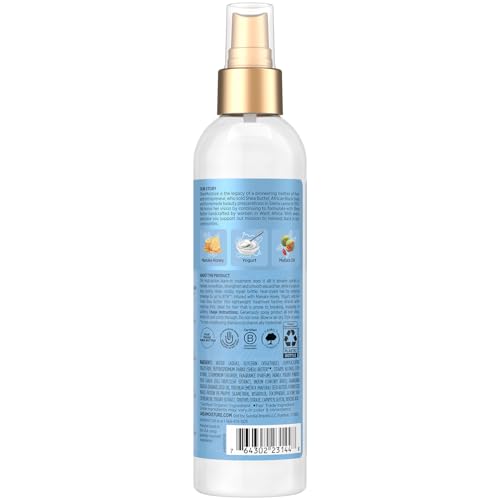 SheaMoisture Leave-In Conditioner, Multi-Action Spray 2-Pack, Manuka Honey & Yogurt Hydrate & Repair for Dry, Damaged Hair, 8 Oz Ea
