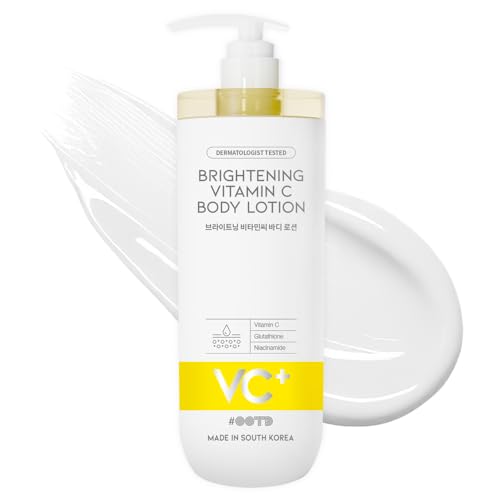 Vitamin C Body Lotion Jumbo Size - Moisturizing Korean Skincare for Dry Sensitive Skin