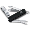 Victorinox Nail Clip 580, 8 Functions, Swiss Made Multi-Tool with Nail File, Nail Cleaner and Small Blade - Black