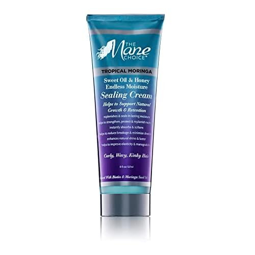 THE MANE CHOICE - Tropical Moringa Sweet Oil & Honey Endless Moisture Sealing Cream, 8 Ounce