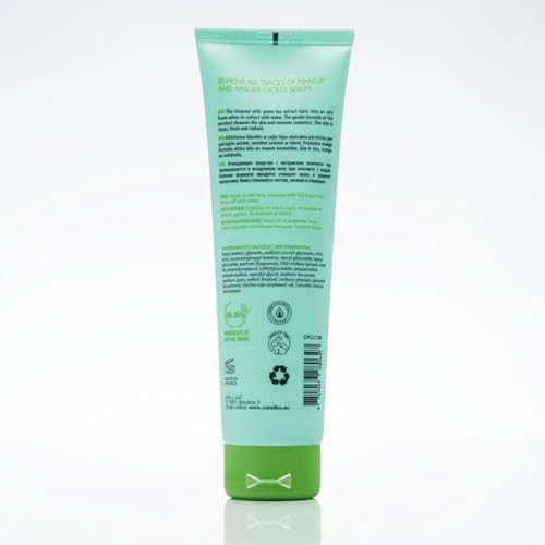 Green Tea Cleansing Cream ? Moisturizing Deep Cleansing Face Wash for All Skin Types, Hydrating & Refreshing Formula, 150ml