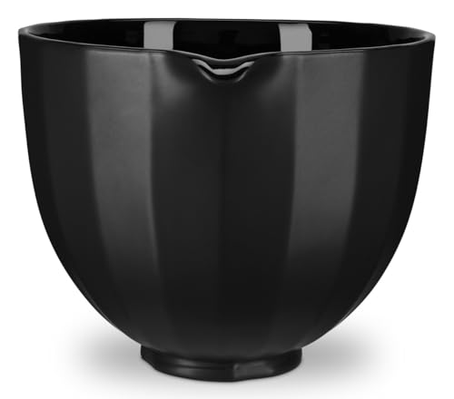 KitchenAid 5 Quart Black Shell Ceramic Bowl for Tilt-Head Mixers