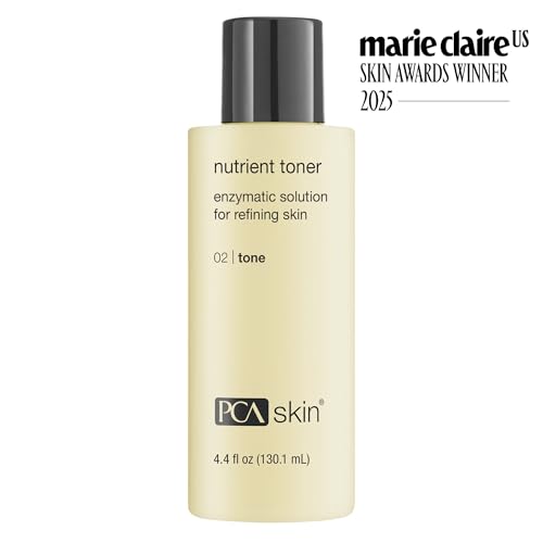 Nutrient Toner for Skin Brightening & Pore Refinement - 4.4 oz Pack of 2 - Gently Exfoliates & Nourishes