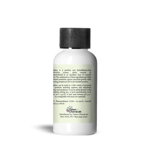 Optiphen Preservative (1 Oz / 30 mL) Optiphen Natural Preservative for Cosmetics Water Soluble Paraben Free Broad Spectrum Preservative for Lotion Making