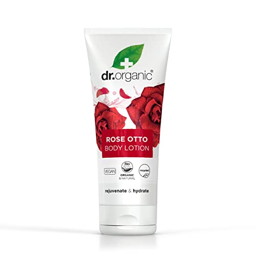 Organic Rose Otto Skin Lotion - Hydrating Anti-Ageing Body Moisturizer 6.8 fl oz