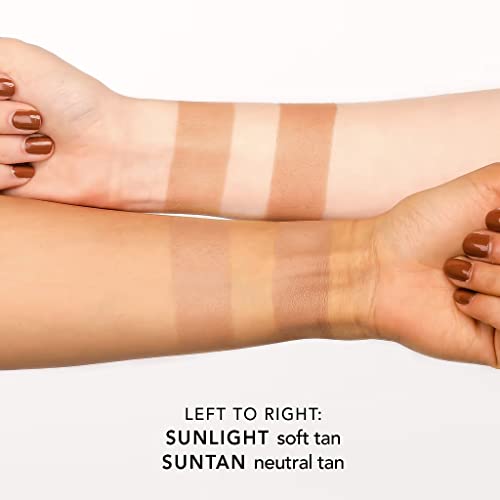 Jouer Sunswept Bronzer Duo 2 Complementary Shades Velvety Formula Matte & Shimmer Shades Vitamin E Talc, Paraben, Gluten & Cruelty Free