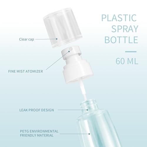 27 Pcs Travel Spray Bottles Set - 2oz Leak Proof Refillable Mist Containers – Mix-3
