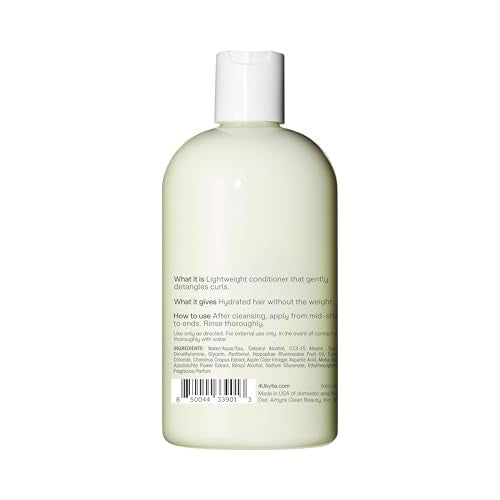 4U by Tia Lightweight Curly Detangling Conditioner 13 Fl Oz Pack of 3