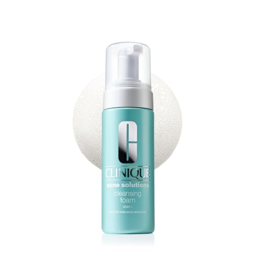 Clinique Acne Solutions Daily Foam Cleanser 4.2 Fl Oz - Salicylic Acid for Dry to Oily Skin