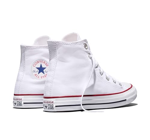 Converse Unisex Chuck Taylor All Star Canvas High Top Sneakers - White, Size 11 Women / 9 Men