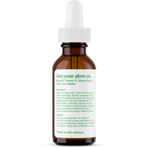 ASUTRA Face Serum Variety Pack, 3 Products - 1 fl oz 2.5% Retinol, 1 lf oz 20% Vitamin C, 1 fl oz Hyaluronic Acid Face Serum