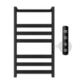 Colliford 31.5 Inch Stainless Steel Towel Warmer Rack with 6 Bars, Wall-Mounted Spa & Bathroom Heating