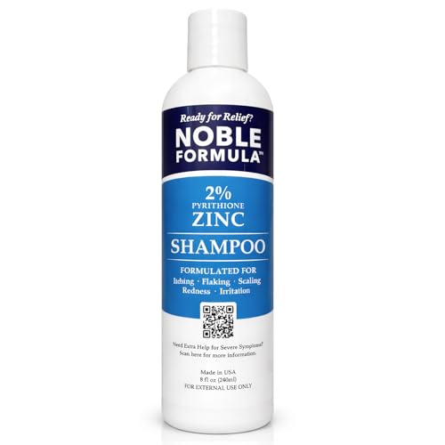 Noble Formula 2% Pyrithione Zinc Dandruff Shampoo, 8 oz – Scalp & Body Cleansing
