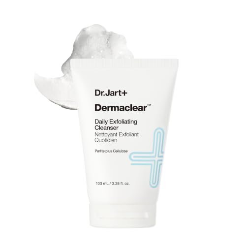 Dr.Jart+ Dermaclear Exfoliating Face Wash with BHA & Beta-Glucan, Oily Skin Care, 3.38 Fl Oz