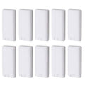 20 PCS 15ml White Empty Plastic Oval Deodorant Container Oval Lip Balm Tubes Lipstick Tube 0.5 Oz Deodorant Containers Oval Twist-Up Tubes BPA-Free for DIY Homemade Crayon Chapstick Holder