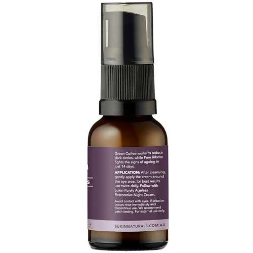 Sukin Reviving Eye Cream - Hydrating Anti-Aging Eye Treatment with Natural Ingredients