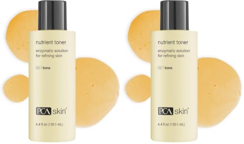 Nutrient Toner for Skin Brightening & Pore Refinement - 4.4 oz Pack of 2 - Gently Exfoliates & Nourishes