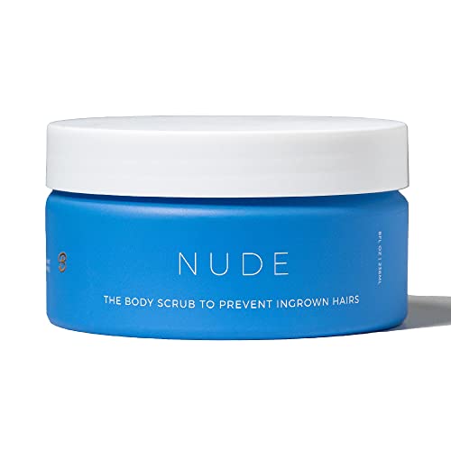 Bushbalm Nude, Bermuda, and Sweet Escape Set - Prevent Ingrown Hairs, Remove Dark Spots, Rejuvenate Dull Skin - Exfoliating Scrub for Soft and Glowing Skin, 236 ml Each