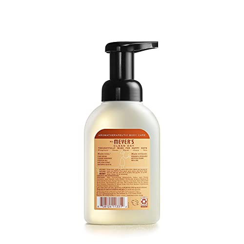 MRS. MEYER'S CLEAN DAY Foaming Hand Soap, Oat Blossom, 10 Fl Oz (Pack of 6)