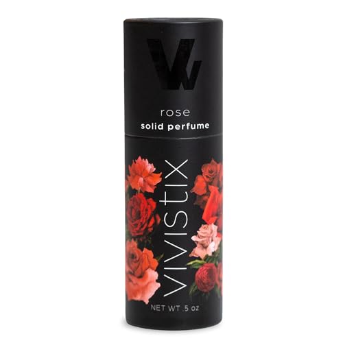 Solid Rose Scent Perfume Stick - Travel-Friendly, Paraben-Free, Made in USA
