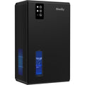 NineSky Black Dehumidifier for Home & Basement, 1000 sq.ft, 95oz Water Tank, Quiet with 7-Color Night Light