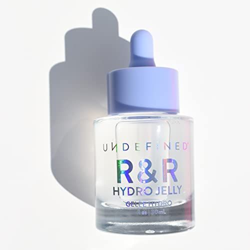 Hydro Jelly Face & Eye Serum with Peptides Hyaluronic Acid Caffeine - Vegan Hydrating Serum