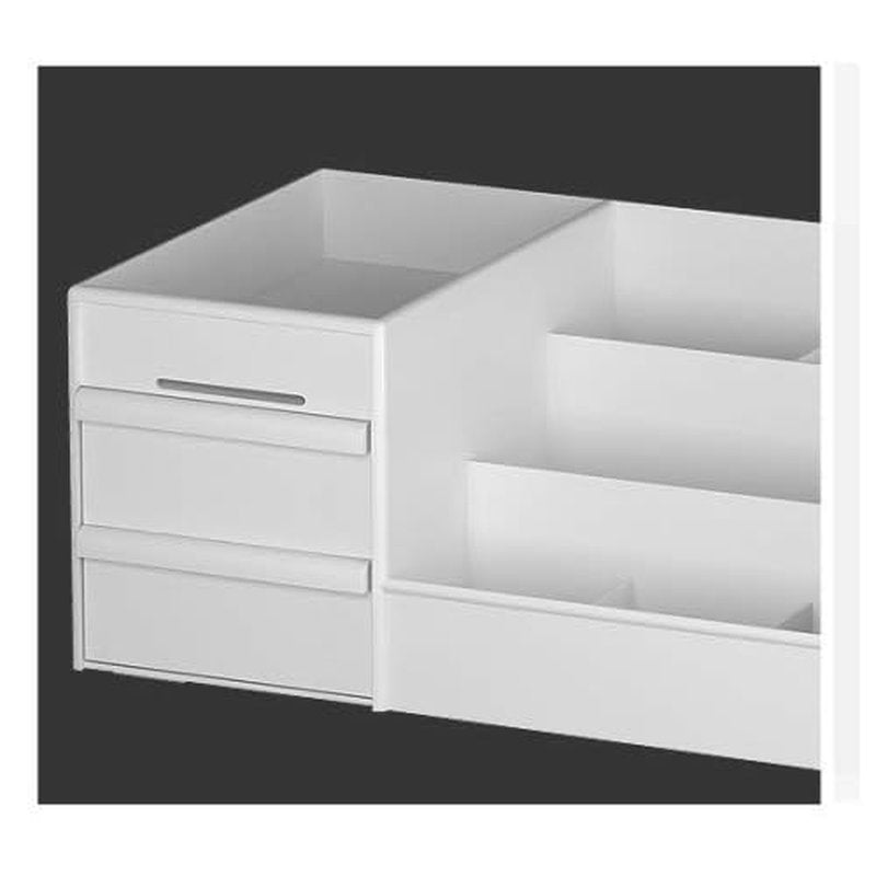 1 PCS Drawer Type Cosmetics Storage Box Dormitory Desktop Finishing Dresser Skin Care Lipstick Plastic Shelf