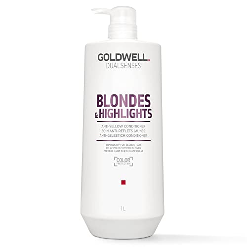Goldwell Dualsenses Blondes and Highlights Anti-Yellow Conditioner 1L - Old Version 33.8 Fl Oz
