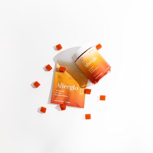 Glotrition Afterglo Gummies Travel Pack ? Lutein & Antioxidants for Skin Defense Travel Pack ? 10 Gummies