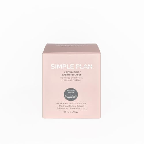 SIMPLE PLAN Advanced Moisturizing Day Cream ? Hydrating Face Moisturizer with Hyaluronic Acid & Ceramides, Fragrance-free Facial Moisturizer for Women & Men, Daily Moisturizer for Sensitive Skin 50 ML